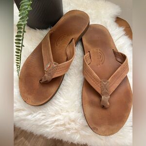 Men’s Rainbow Luxury Leather Sandals